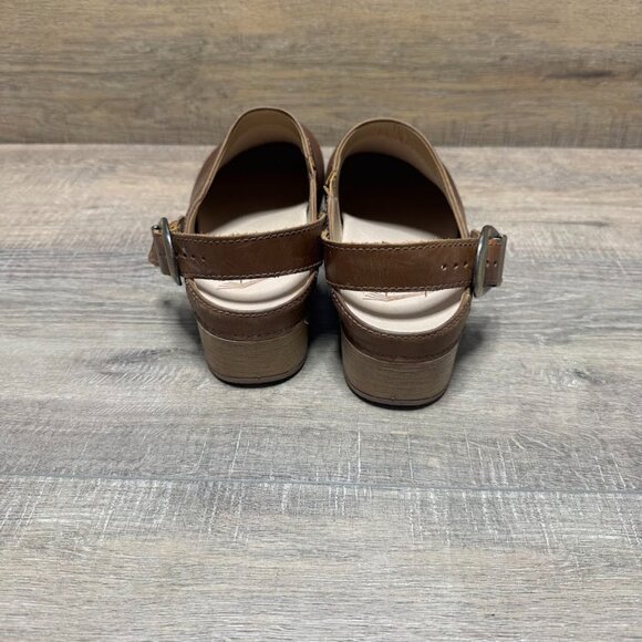 Dansko Baylor Tan Leather Clog Women's Size EU 37 - Picture 3 of 7